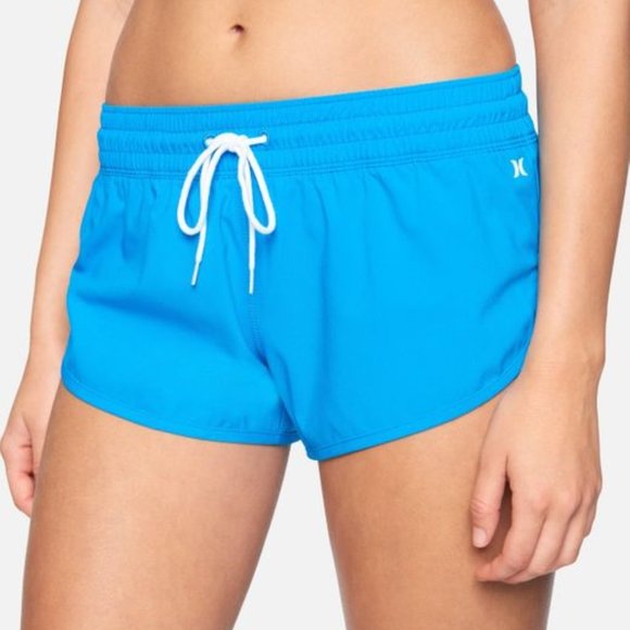 Hurley Board Shorts 2.5" Boardshorts Turquoise - Picture 2 of 6